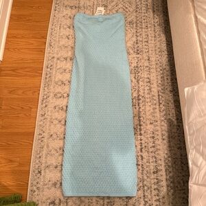 Nordstrom long blue dress size small.